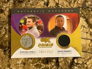 CZX Crisis on Infinite Earths Amell & Ramsey Dual Wardrobe Card DM04 - 086/250