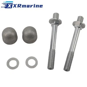 Mercruiser Quicksilver Round Acorn Anode & Bolt Kit Alpha One 55989A8 8M0030655 - Picture 1 of 10
