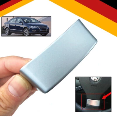 Lenkrad Abdeckung Für VW Golf 5 Passat B6 3C Eos Jetta Emblem Blenden Clip Chrom - Bild 1 von 4