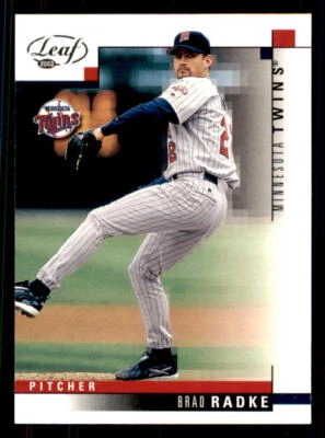 2003 Leaf  #56 Brad Radke Minnesota Twins - Image 1 of 2