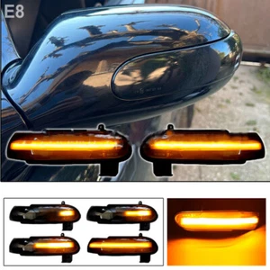 Pair Rearview Side Mirror Turn Signal Light for Benz SLK R171 W171 SL R230 W230 - Picture 1 of 4