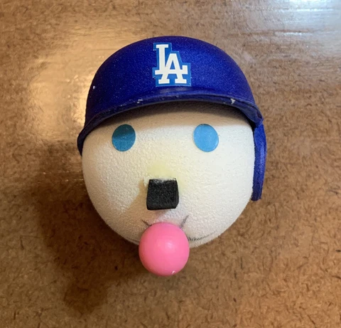 Los Angeles Dodgers Jack In The Box Antenna Ball New In Bag From 2002 Cover