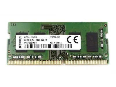 KINGSTON HP26D4S9S1ME-4 4GB DDR4 SODIMM 2133MHZ LAPTOP MEMORY 9995704-E01.A01G - Image 1 of 2