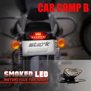 LED Turn Signal Brake License Plate Integrated Tail Light Motorcycle Quad ATV -D - Picture 1 of 5