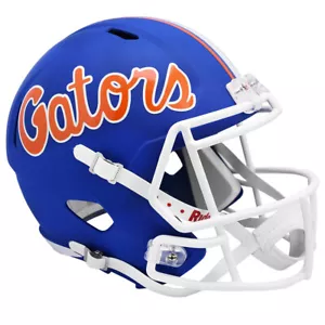 Réplica de casco de fútbol americano Florida Gators azul Riddell Speed tamaño completo - Imagen 1 de 4