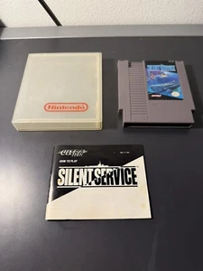 Silent Service (Nintendo Entertainment System, 1989) NES With Manual Tested - Picture 1 of 7