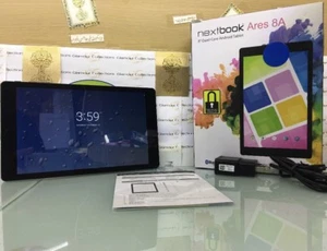 NEXTBOOK Ares 8A with WiFi 8" Touchscreen Tablet PC Android 6 BLACK (J2) - Picture 1 of 9