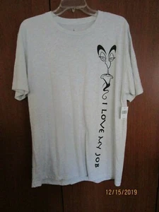 New Disney Parks Jafar from Aladdin Love Job Tee Sz Large Bust 46 Length 29.5 in - Picture 1 of 5