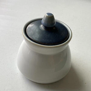 Denby White Pottery Jar w/ Lid - Picture 1 of 12