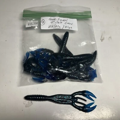 Gene Larew 4” Salt Craw Discontinued Rare (9 Count) - Image 1 of 4