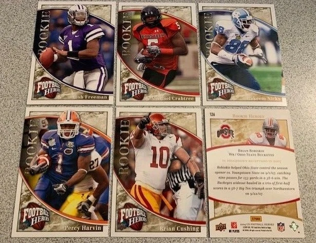 FOOTBALL RCs - 2009 Upper Deck Football Heroes Rookies -You Pick - Free Shipping - Image 1 of 1