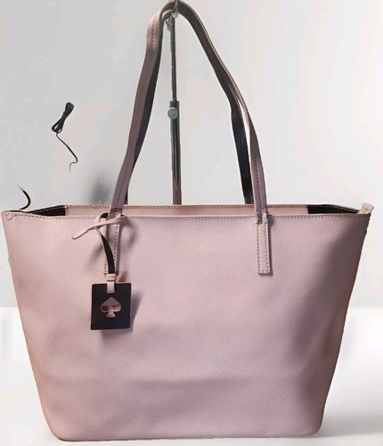 Borsa grande Kate Spade in pelle saffiano rosa