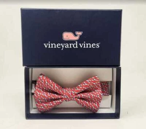 New boys Vineyard Vines classic lobsters red bow tie - Picture 1 of 6