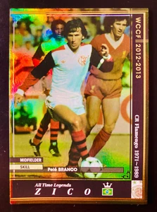 2012-13 Panini SEGA WCCF All Time Legends ATLE Zico Flamengo rare refractor card - Picture 1 of 1