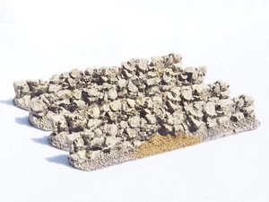 20-28 MM MASSSTAB STEINWANDPROFILE X 4. GEMALT. BLAU 1179 - Bild 1 von 2