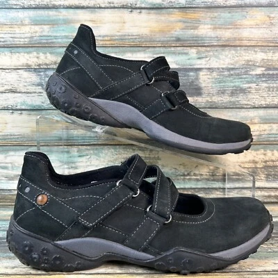 Mocasín Timberland Mary Jane para mujer talla 5,5 M cuero nobuck negro informal Foto 1 de 4