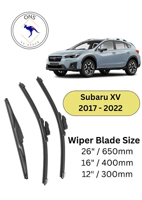 WIPER BLADES FOR SUBARU XV  2017-2022 - Image 1 of 4