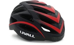 Fahrradhelm mit Licht Rennradhelm LIVALL BH62 Neo schwarz rot 55 bis 61 cm - Picture 1 of 10