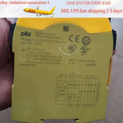 1pcs new PILZ Safety relay PNOZ S6.1 751156 Foto 1 de 2
