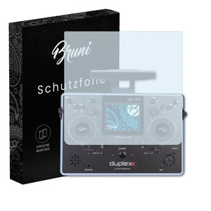 Bruni 2x Folie für Jeti Transmitter Duplex DC-24 Schutzfolie Displayschutzfolie - Bild 1 von 8