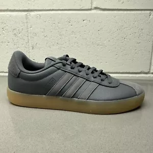 Adidas ID9081 VL Court 3.0 Mens Size 10.5 Shoes Gray Gum Sole Sneakers New - Picture 1 of 12