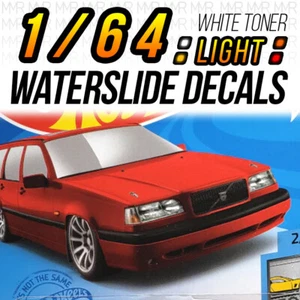 1/64 Scale VOLVO 850 Head Tail Light WaterSlide Decal for Hot - Picture 1 of 5