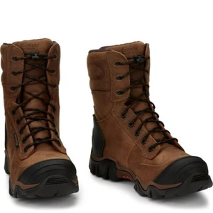$210 Chippewa CROSS TERRAIN 8" WATERPROOF NANO COMP TOE HIKER | Brown | Size 9 W - Picture 1 of 12