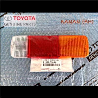 Cubierta de lente de luz trasera original Toyota Land Cruiser FJ40 BJ40 OEM RH 81551-35061 Foto 1 de 3