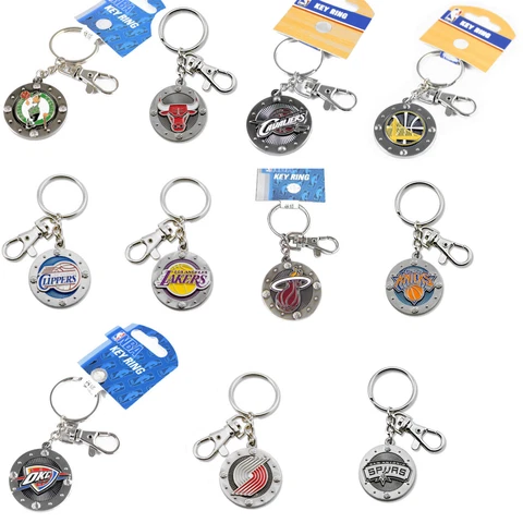 impact keychain key ring clip NBA PICK YOUR TEAM Cover
