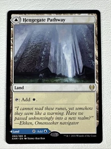 Hengegate | Mistgate Pathway - Regular #260 NM/MINT Kaldheim MTG - Picture 1 of 2