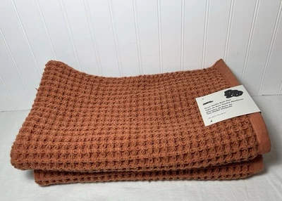 West Elm Waffle Bath Mats~Copper~Set Of 2 - Image 1 of 4