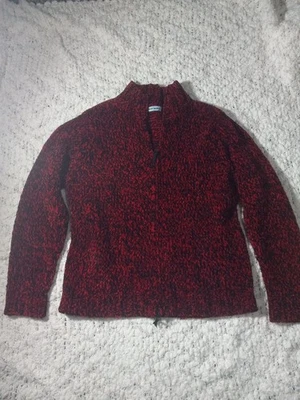 Женский свитер на молнии Marsh Landing красный и черный размер M - Изображение 1 из 4