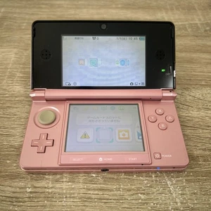 Nintendo 3DS pink Handheld Console System Good Japaness Tested - Picture 1 of 4