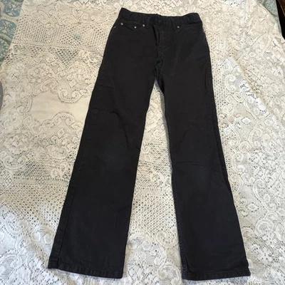 Faded Glory Kids черные джинсы размер 14 прямые штанины повседневные джинсовые брюки - Изображение 1 из 4