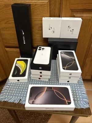 Apple Caja VACÍA Lote De 13 iPhone SE 13 13pro Pro 16pro Max Tv Nike Pod SIN DISPOSITIVO Foto 1 de 4