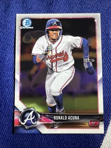 2018 Bowman - Chrome Prospects Ronald Acuña Jr. #BCP1 (RC) - Foto 1 di 3