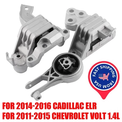 Engine Transmission Mount Set for 2014-2016 Cadillac ELR 1.4L Automatic OE Fit​ - Image 1 of 4