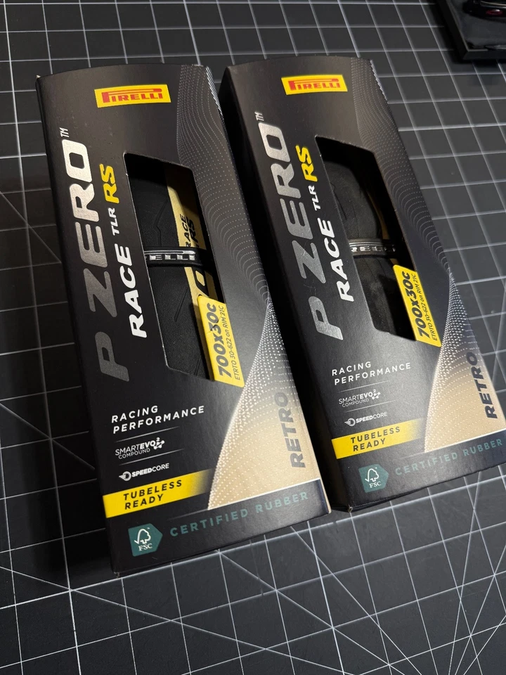 Pirelli P Zero Race TLR RS 700 x 30c Retro (Tan) Tires NEW PAIR - Image 1 of 1