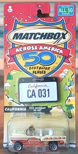 Matchbox 50th Birthday Series California '55 Chevrolet Bel Air 31 Diecast 1:64 - Picture 1 of 5