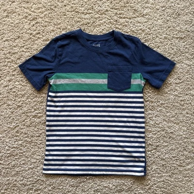 Camiseta a rayas Jumping Beans para niños talla 8 Foto 1 de 4