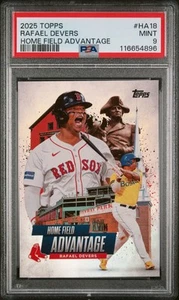 2025 TOPPS HOME FIELD ADVANTAGE #HA18 RAFAEL DEVERS PSA 9 - Picture 1 of 2