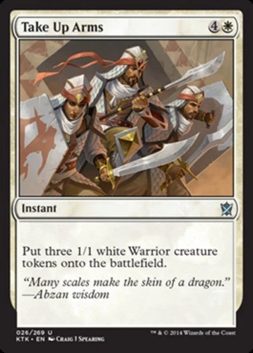 Take Up Arms - Khans of Tarkir #026/269 MTG Magic The Gathering - Image 1 of 1