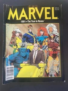 Marvel 1991 - The Year In Review - Professor X: Man Of The Year;Stark Centerfold - Picture 1 of 2