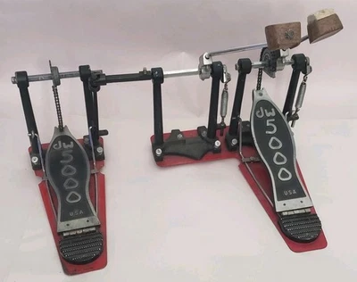 DW 5000 Double Bass Kick Drum Pedal Single Chain Older Model USA Made - Image 1 of 4
