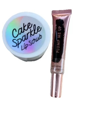 Victoria's Secret кромки Plumper и розовый торт блестящий скраб для губ  - Изображение 1 из 3