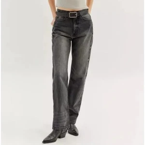 BDG Urban Outfitters Cowboy Jeans Damen 26 Schwarz High Waist Straight - Bild 1 von 12