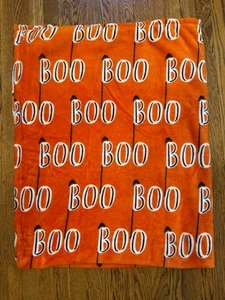 Manta naranja Halloween Boo - Imagen 1 de 4