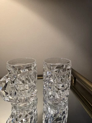 Tazas de cerveza cristalinas talladas en roca Tiffany & Co, ¡VASO PARA BEBER EN GRAN FORMA! Foto 1 de 4