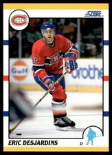 1990-91 Score Rookie & Traded ERIC DESJARDINS #58T Canadiens Rookie RC