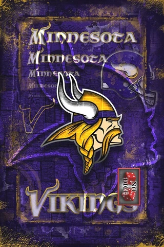 Minnesota VIKINGS Poster, Minnesota Vikings NFL Print Free Shipping Us Cover